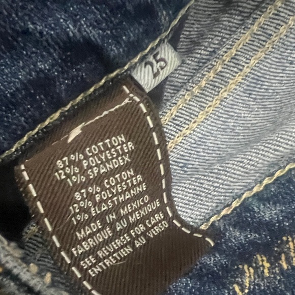 Seven For All Mankind Blue Denim Jeans - Picture 3 of 5
